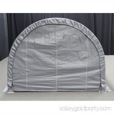 King Canopy 10' x 20' Dome Garage Canopy in Silver